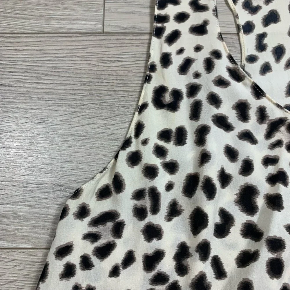Alexander Wang Silk Animal Print Mini Dress